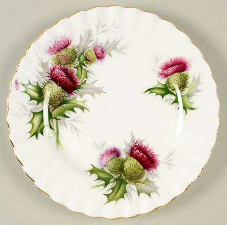 Highland Thistle Bread & Butter Plate