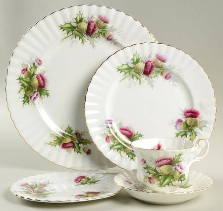 Highland Thistle 5 Piece Place Setting