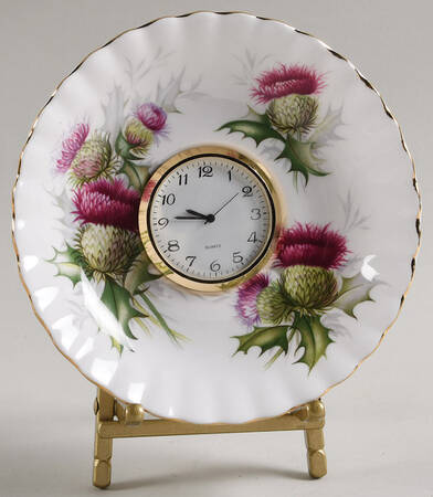 Highland Thistle 6 3/4"-7" Display Clock (Sau) HC