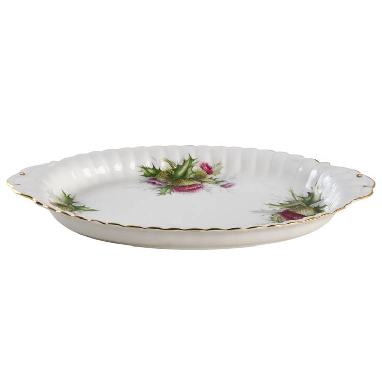 Highland Thistle Tray for Creamer & Sugar with Lid