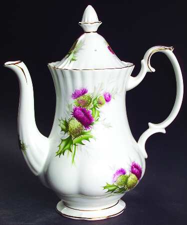 Highland Thistle Coffee Pot & Lid
