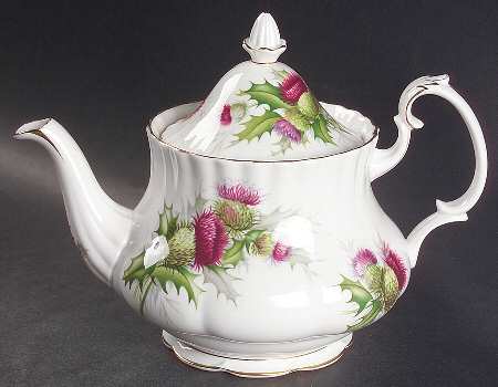 Highland Thistle Small Teapot & Lid