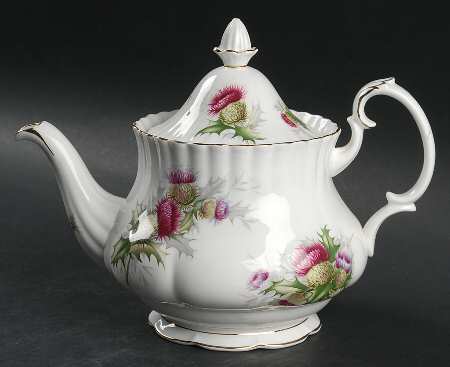 Highland Thistle Teapot & Lid