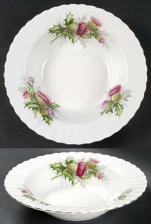 Highland Thistle Rim Soup Bowl