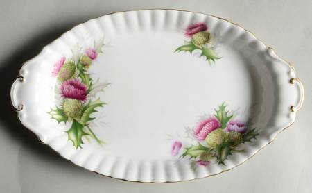 Highland Thistle Tray for Creamer & Open Sugar
