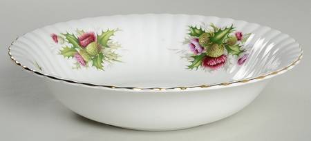 Highland Thistle 9" Round Vegetable Bowl