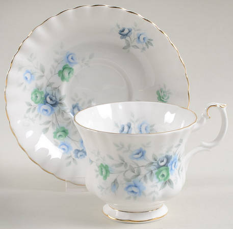 Inspiration Blue Footed Cup & Saucer Set