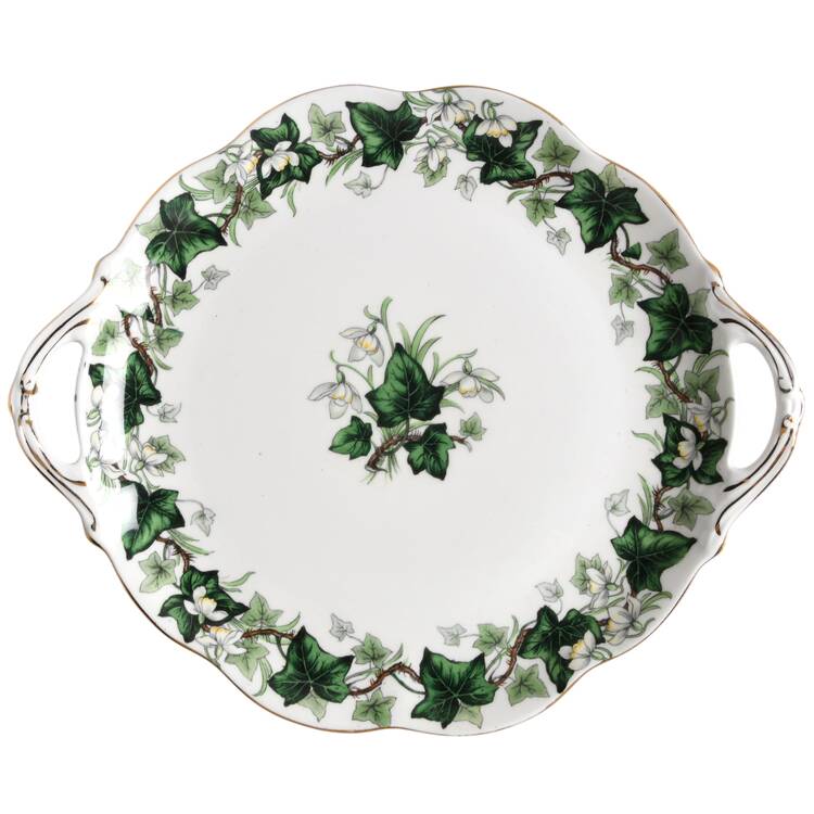 Ivy Lea Handled Cake Plate