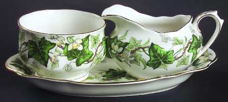 Ivy Lea Mini Creamer & Open Sugar with Tray