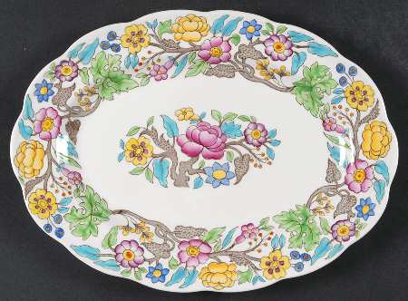 Jacobean 11" Oval Serving Platter