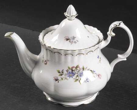 Jubilee Rose Teapot & Lid by Royal Albert