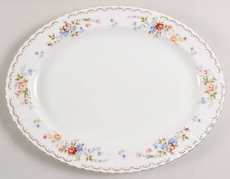 Jubilee Rose 16" Oval Serving Platter