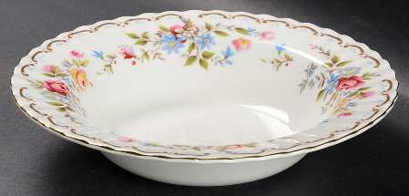 Jubilee Rose Rim Soup Bowl