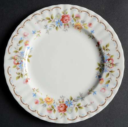 Jubilee Rose Salad Plate