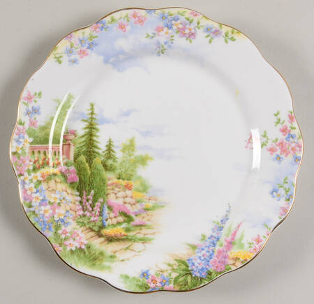 Kentish Rockery Bread & Butter Plate