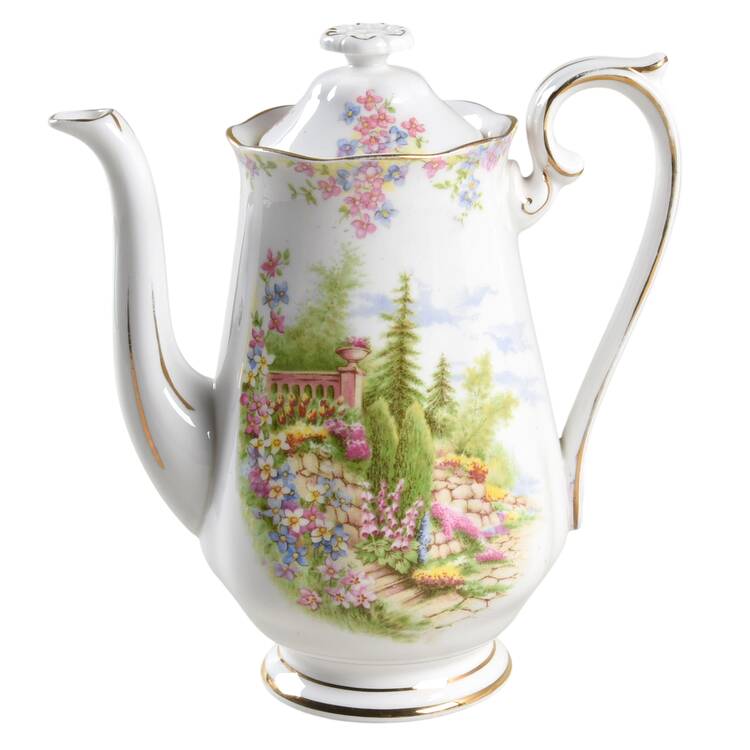 Kentish Rockery Mini Coffee Pot & Lid