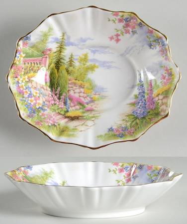 Kentish Rockery 5" Oval Sweet Meat Dish