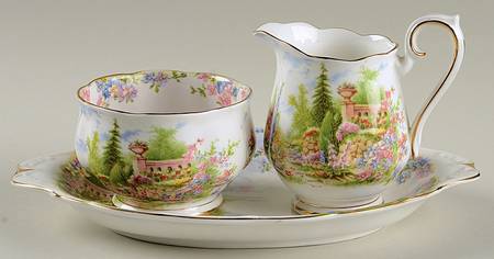 Kentish Rockery Mini Creamer & Open Sugar Set (CRM,SUOM,CSTMT1)