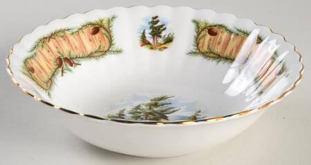 Knotty Pine Coupe Cereal Bowl