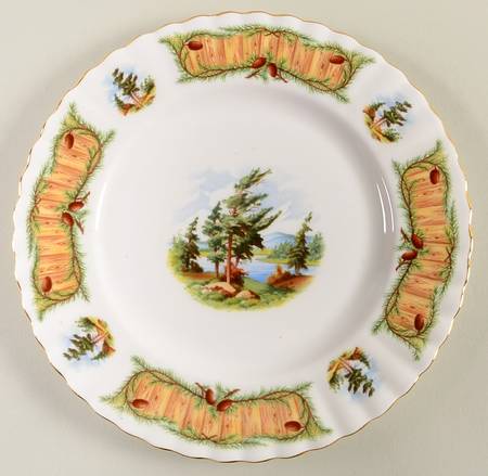 Knotty Pine Salad Plate