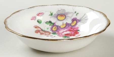 Lady Angela (Sprayed Gold Trim) Fruit/Dessert (Sauce) Bowl