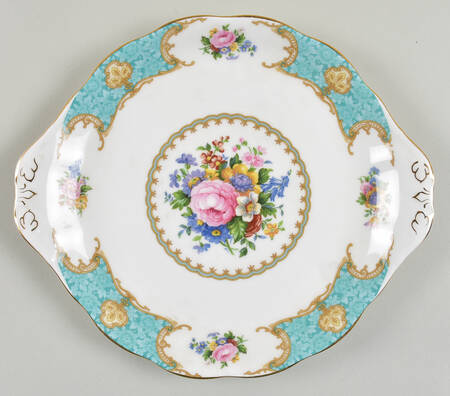 Lady Ascot Handled Cake Plate