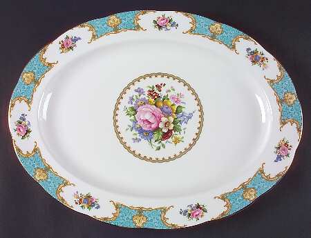 Lady Ascot 16" Oval Serving Platter