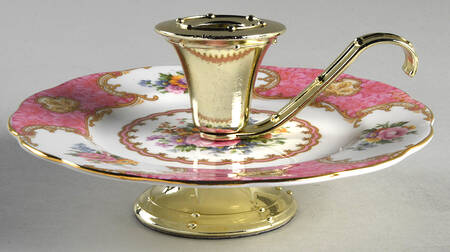 Lady Carlyle 3"- 3 1/4" Candleholder (BB) HC