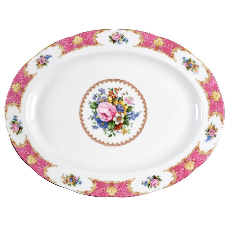 Lady Carlyle 16" Oval Serving Platter