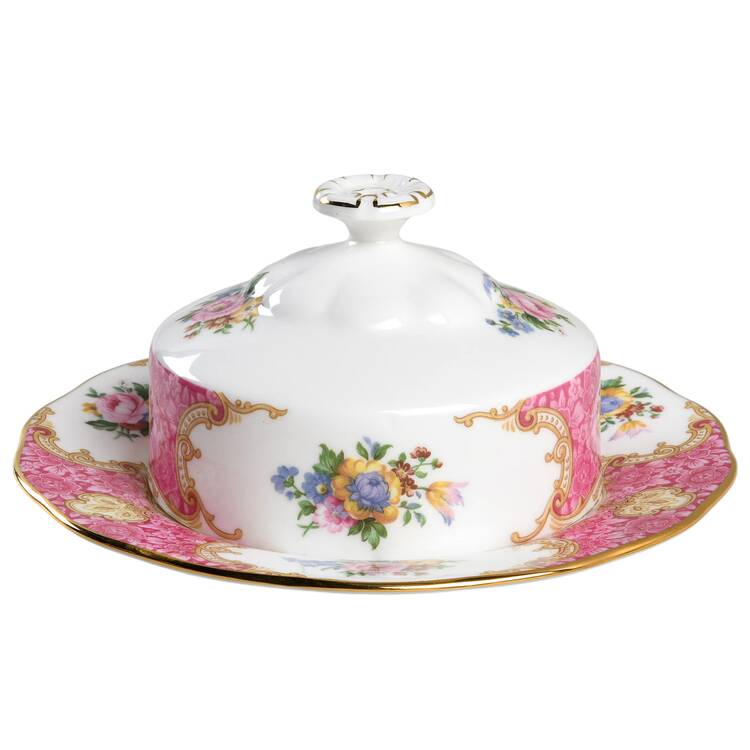 Lady Carlyle Round Covered Butter