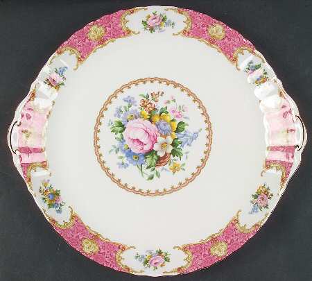Lady Carlyle Large Handled Cake Plate