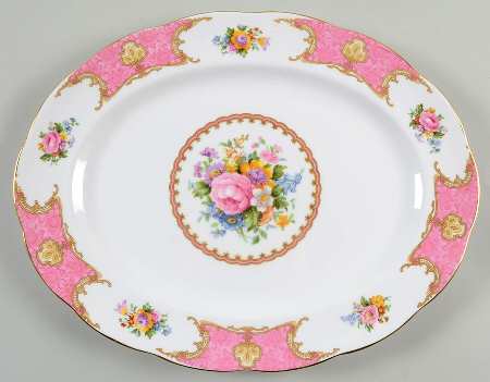 Lady Carlyle 12" Oval Serving Platter