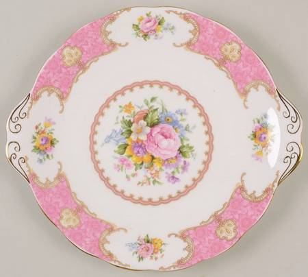 Lady Carlyle Handled Cake Plate
