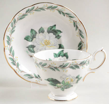 Lady Clare Footed Cup & Saucer Set