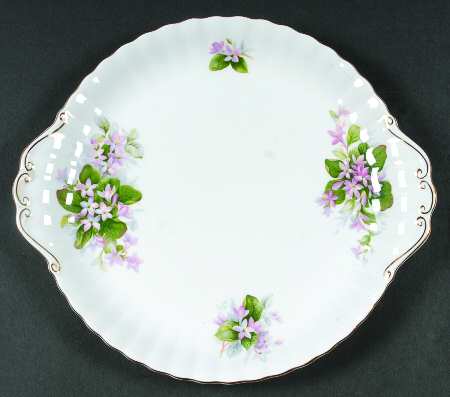Lady Clare Handled Cake Plate