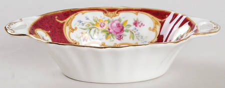 Lady Hamilton Oval Sweet Meat Dish