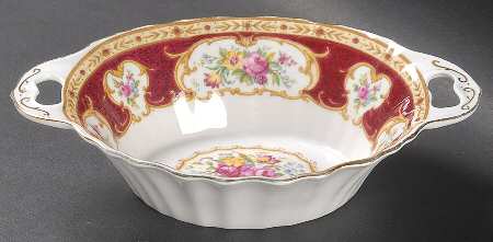 Lady Hamilton 8" Oval Sweet Meat Dish