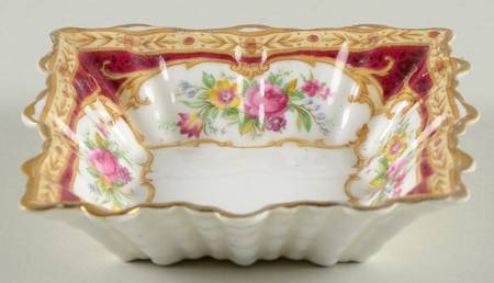 Lady Hamilton Small Square Sweet Meat Dish