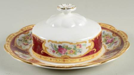 Round Covered Butter (Uses Bread & Butter Plate)