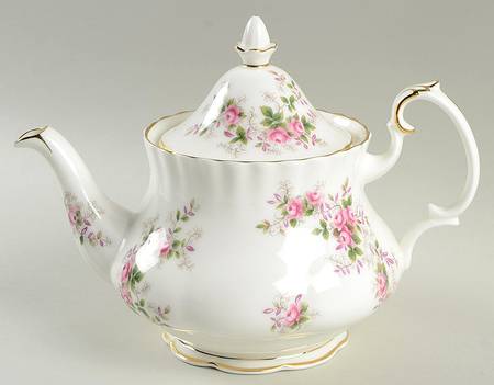 Lavender Rose Small Teapot & Lid