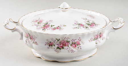 Lavender Rose Round Covered Vegetable by Royal Albert