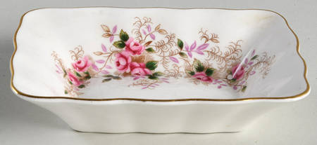 Lavender Rose Rectangular Sweet Meat Dish