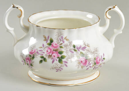 Lavender Rose Sugar Bowl No Lid