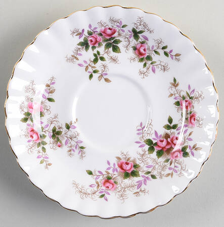 Lavender Rose Saucer for Footed Cup