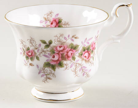 Lavender Rose Footed Cup