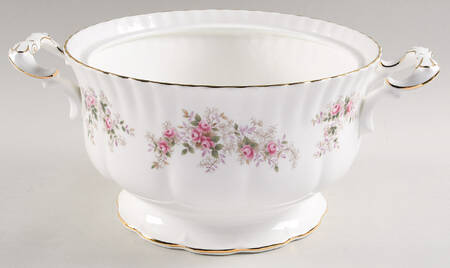 Lavender Rose Tureen No Lid