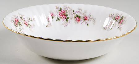 Lavender Rose 9" Round Vegetable Bowl