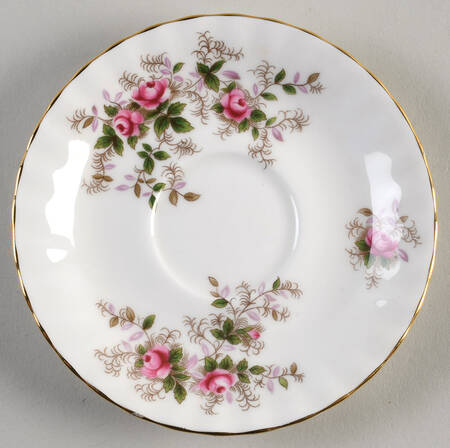 Lavender Rose Saucer for Footed Demitasse Cup by Royal Albert