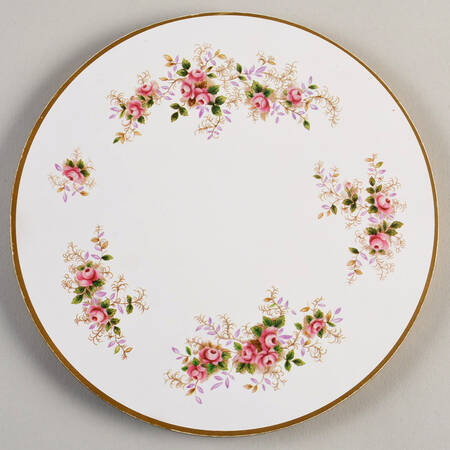 Lavender Rose Round Cork Back Trivet
