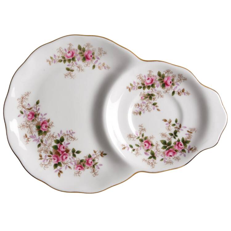 Lavender Rose Snack Plate